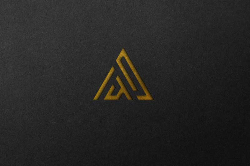 Embossed Engraved Logo Mockup