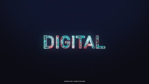 Videohive Digital Logo Reveal 31442252