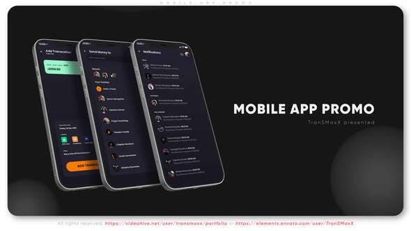 Videohive Mobile App Promo M1 31510624