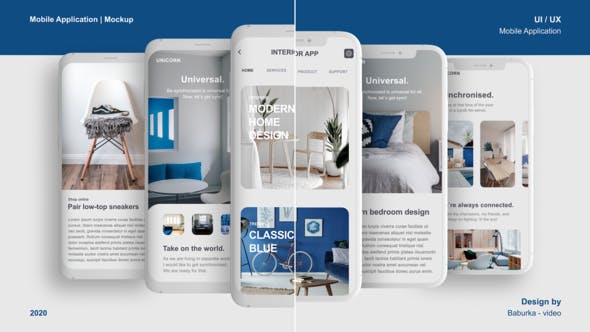 Videohive Mobile Application Mockup 25384736