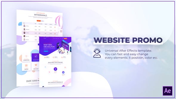 Videohive Website Promo with Devices Mockup 25028970