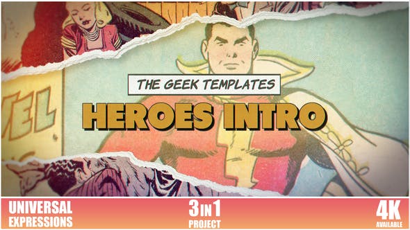 Videohive Heroes Intro 31041329