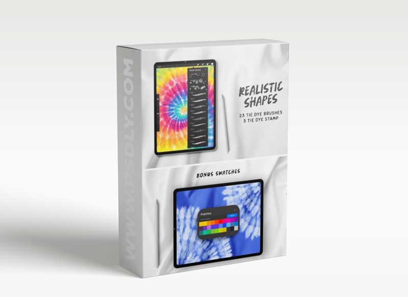 Procreate Realistic Tie Dye Brushes