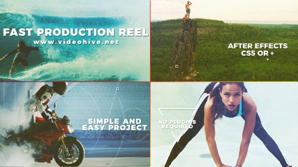 Videohive Fast Production Reel 20828160