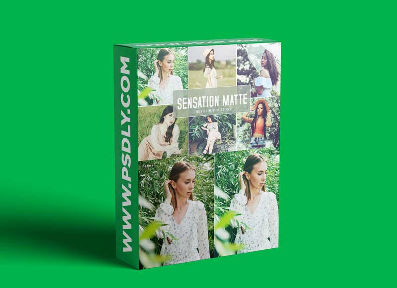 Sensation Matte Photoshop Actions