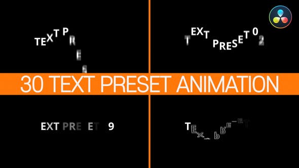 Videohive 30 Text Preset 30947431
