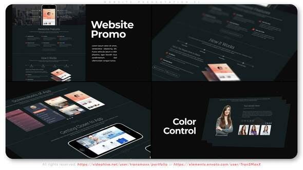 Videohive Website Presentation Z1 31599731
