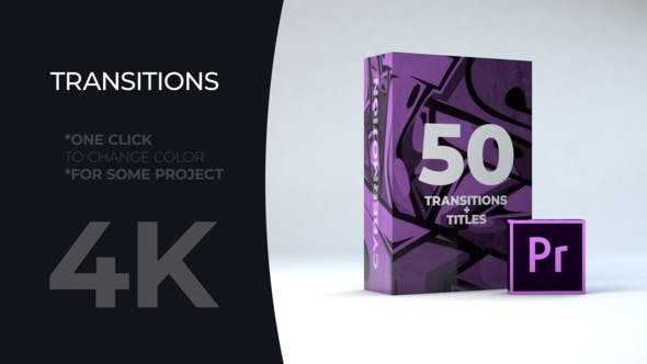 Videohive 50 Title Transitions MOGRT 21763351