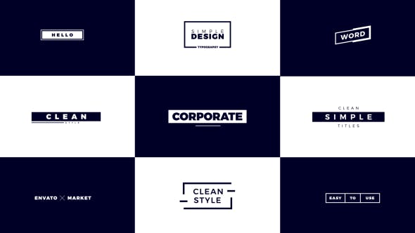 Videohive Corporate Titles 21458514