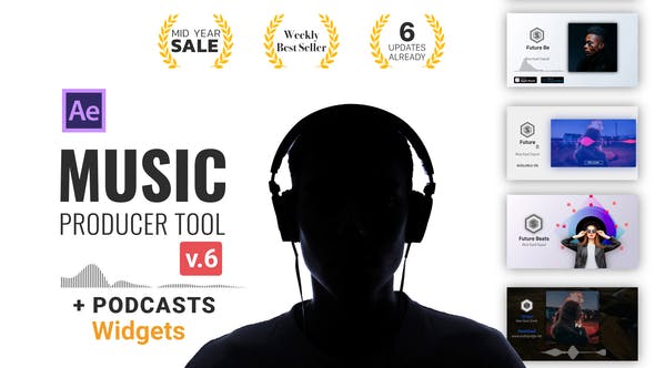 Videohive Audio Visualization Music Producer Tool V6 - 24314482