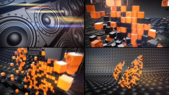 Videohive Loud Speaker Logo Text Reveal 7321501