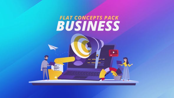 Videohive Business Flat Concept 32272149