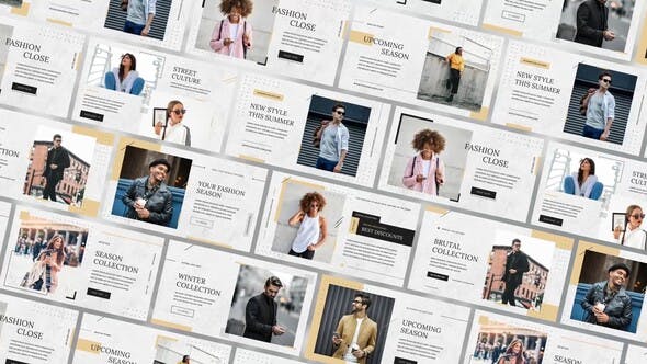 Videohive Fashion E-commerce Slides 32633619