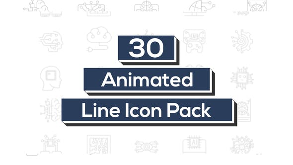 Videohive Food & Drinks Line Icons 32880008