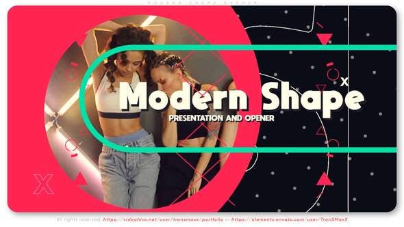 Videohive Modern Shape Opener 32849252