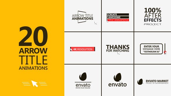 Videohive Arrow Title Animations 13201281