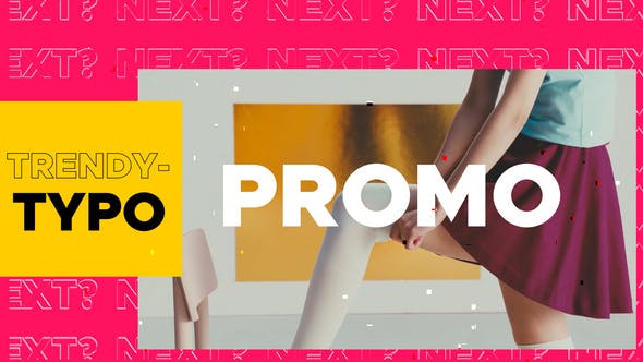 Videohive Trendy Typography Promo 32643411