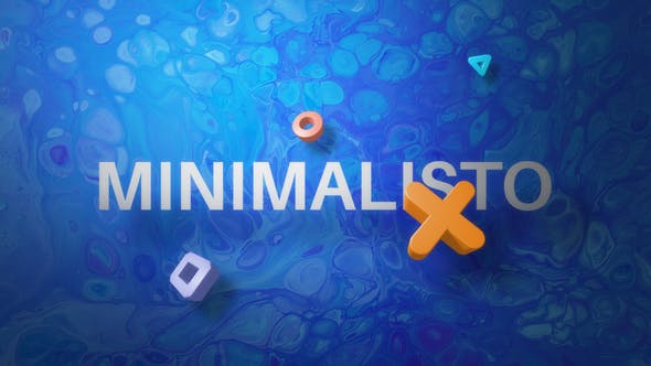 Videohive Minimalisto Flat Titles and 3D Elements 25738332