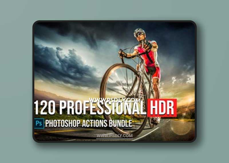 120 Master HDR Photoshop Actions Collection 8085346