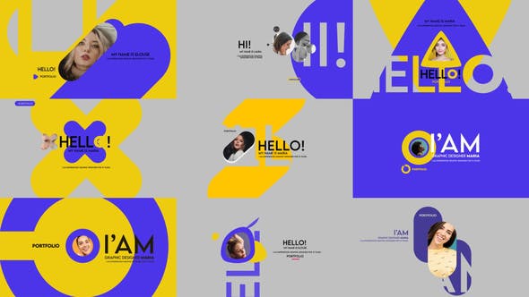 Videohive Portfolio Text Scenes 32355923