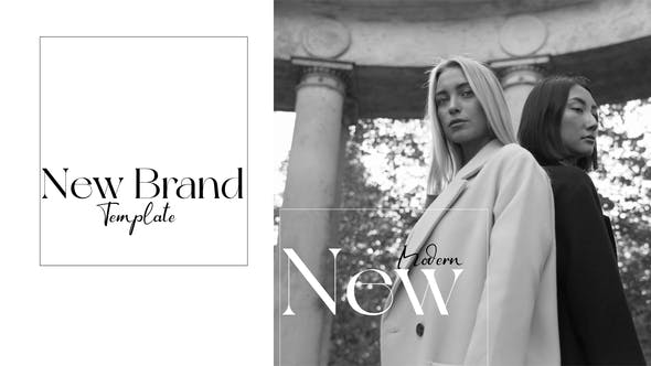 Videohive - black and white fashion opener - 32232089