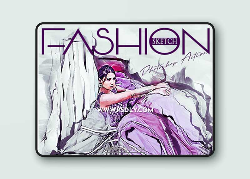 GraphicRiver - Fashion Sketch Photoshop Action 28970768