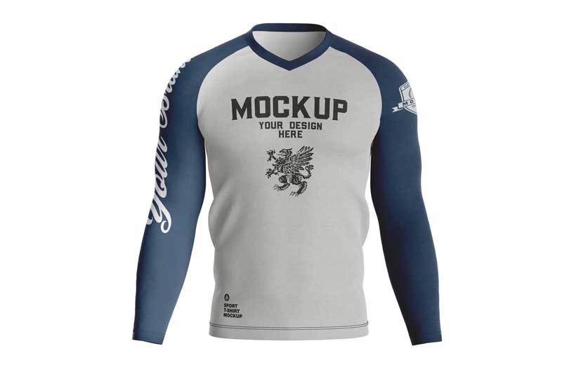 Long Sleeve T-Shirt Mockup
