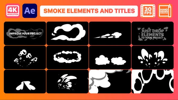 Videohive Smoke Pack And Titles After Effects 32736744