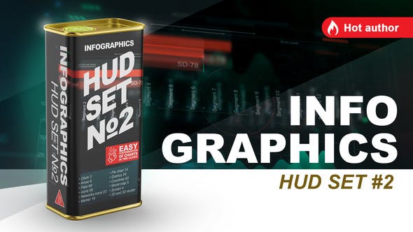 Videohive infographics HUD set 2 21799720