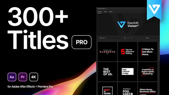Videohive - Titles Pro - 32869928