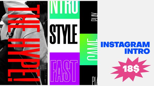 Videohive Instagram Kinetic Typography 30352165