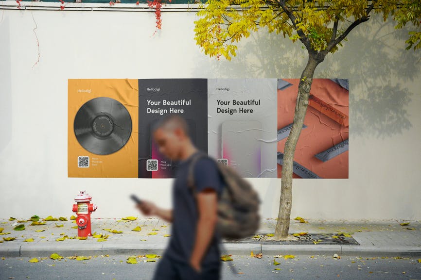 Wall Poster Mockup