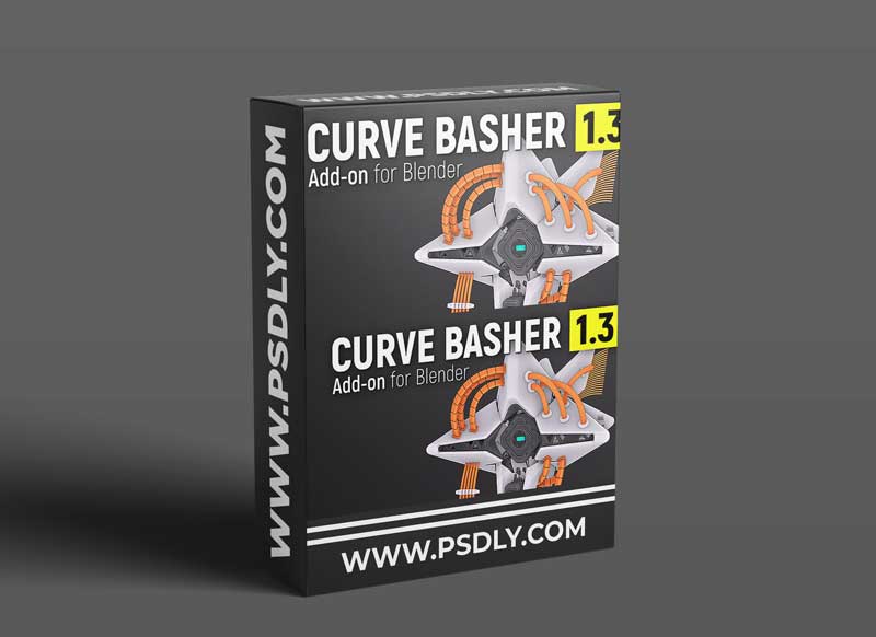 Blendermarket – Curve Basher QuickTexture MESH Machine