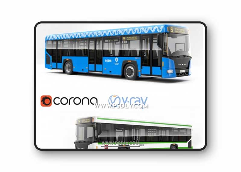 City Bus 3D Model
