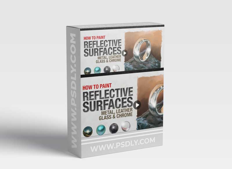 How to Paint Reflective Surfaces - Metal, Leather, Glass and Chrome
