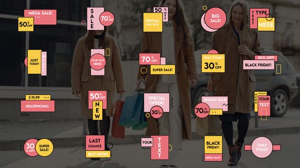 Videohive - Mega Sale Titles || Premiere Pro MOGRT - 33462887