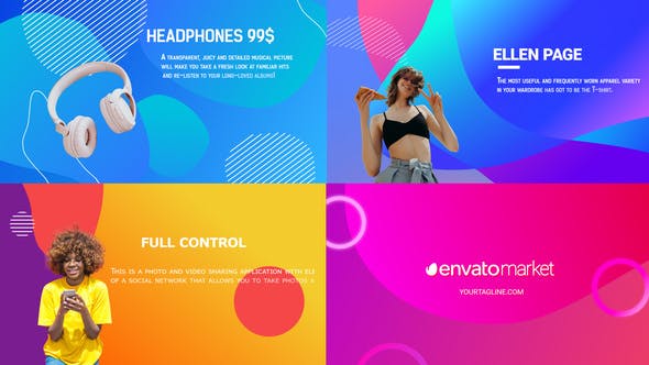 Videohive - Liquid Typography Slideshow And Scenes || Premiere Pro MOGRT - 33409724