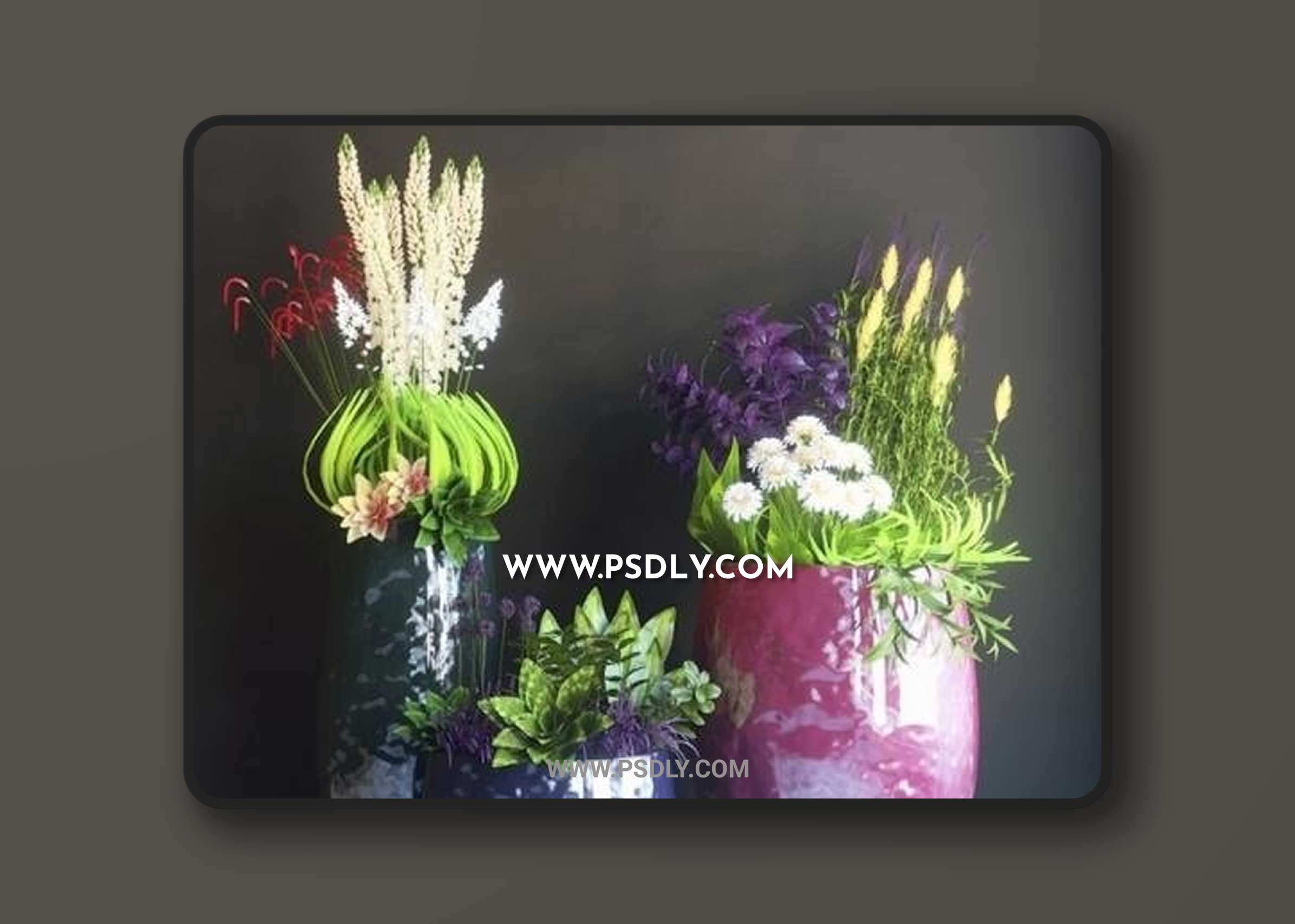Pots With Flowers