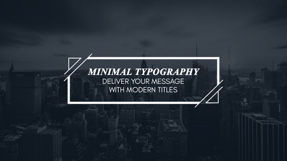 Videohive - Minimal Motion Typography | for Premiere Pro - 23759620