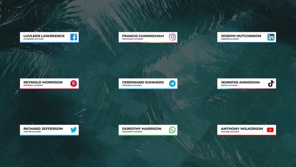 Videohive - Social Media Lower Thirds For Final Cut Pro - 33362296