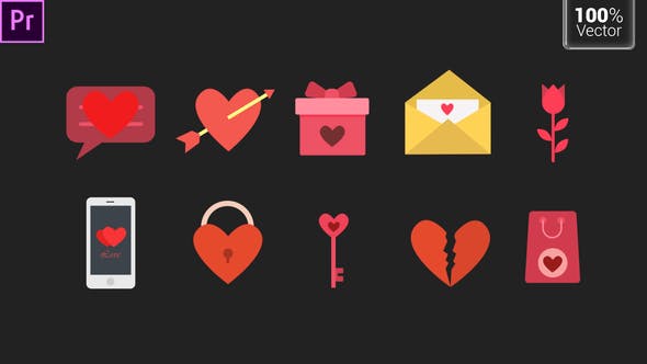Videohive - Love Animated Icon - 33570289