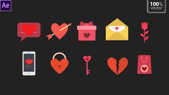 Videohive Love Animated Icon 33568952