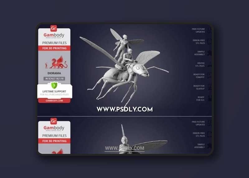 The Wasp – 3D Print Model