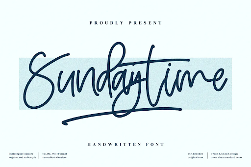 Sundaytime Monoline Signature LS P9U8TFS