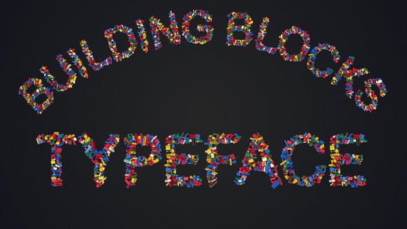 Videohive Building Blocks Text Typeface 33307505