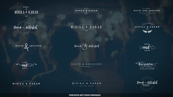 Videohive Dream of your Marriage in Typography | After Effects 23434733