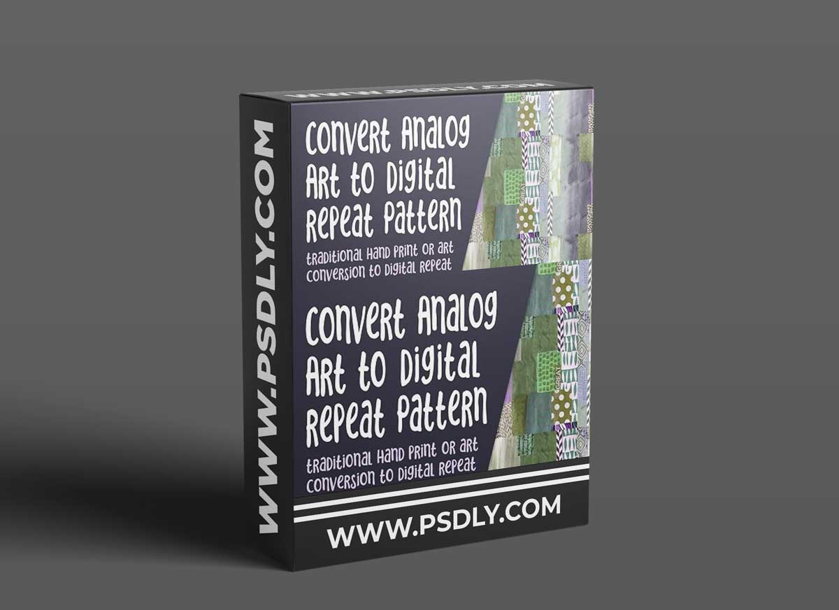 Convert Conventional Art or a Fabric Print from Analog to Digital into a Seamless Repeat Tile