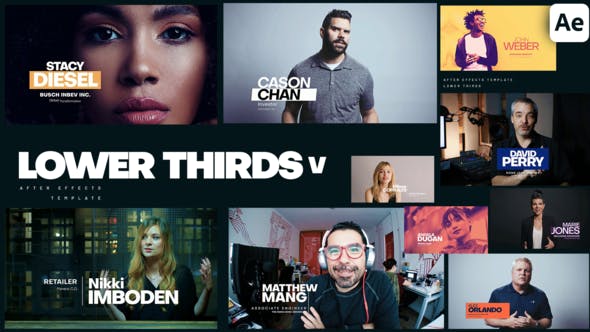 Videohive Lower Thirds V 33648832