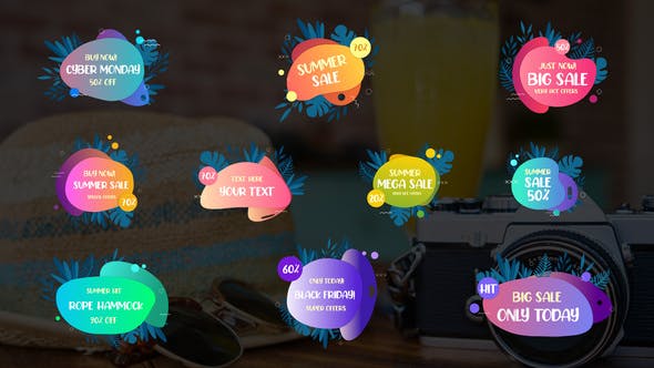 Videohive Summer Sale Titles || After Effects 33715536