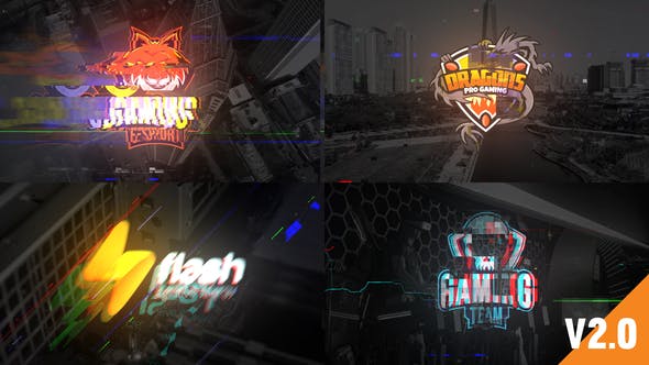 Videohive Glitch Logo Title 33028582
